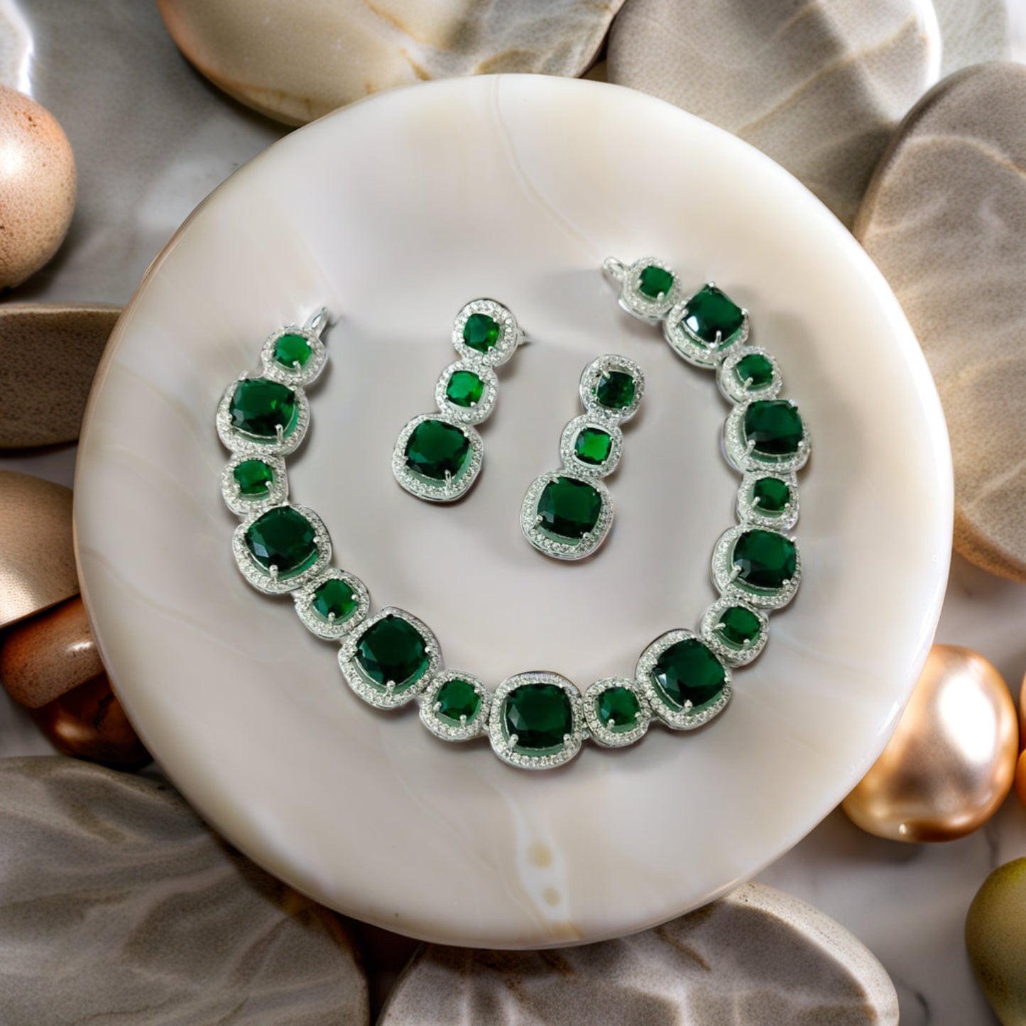 VERDANT GRACE NECKLACE SET
