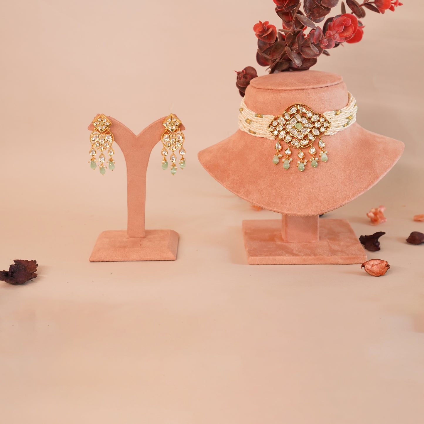 SUHANA MOISSANITE CHOKER SET