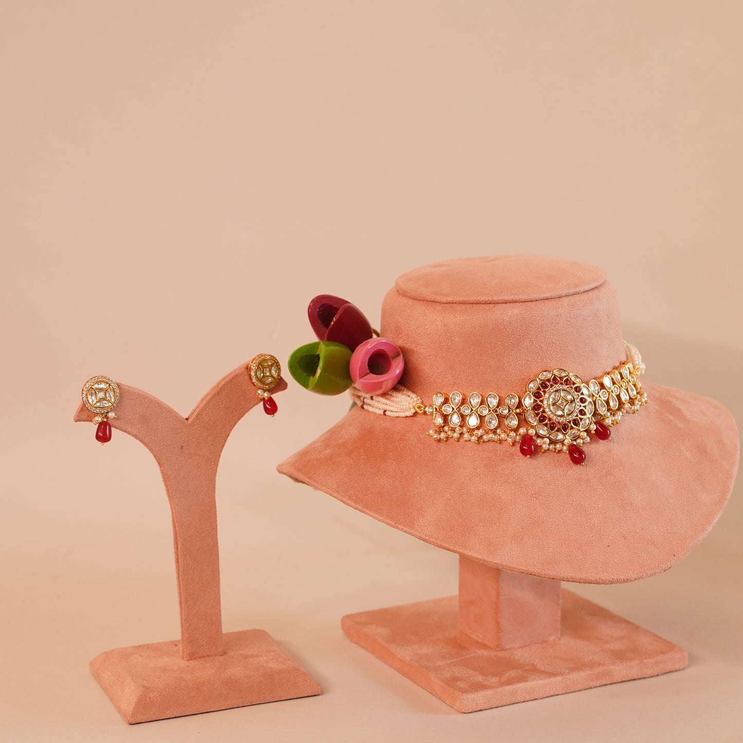 DAISY MOISSANITE NECKLACE SET