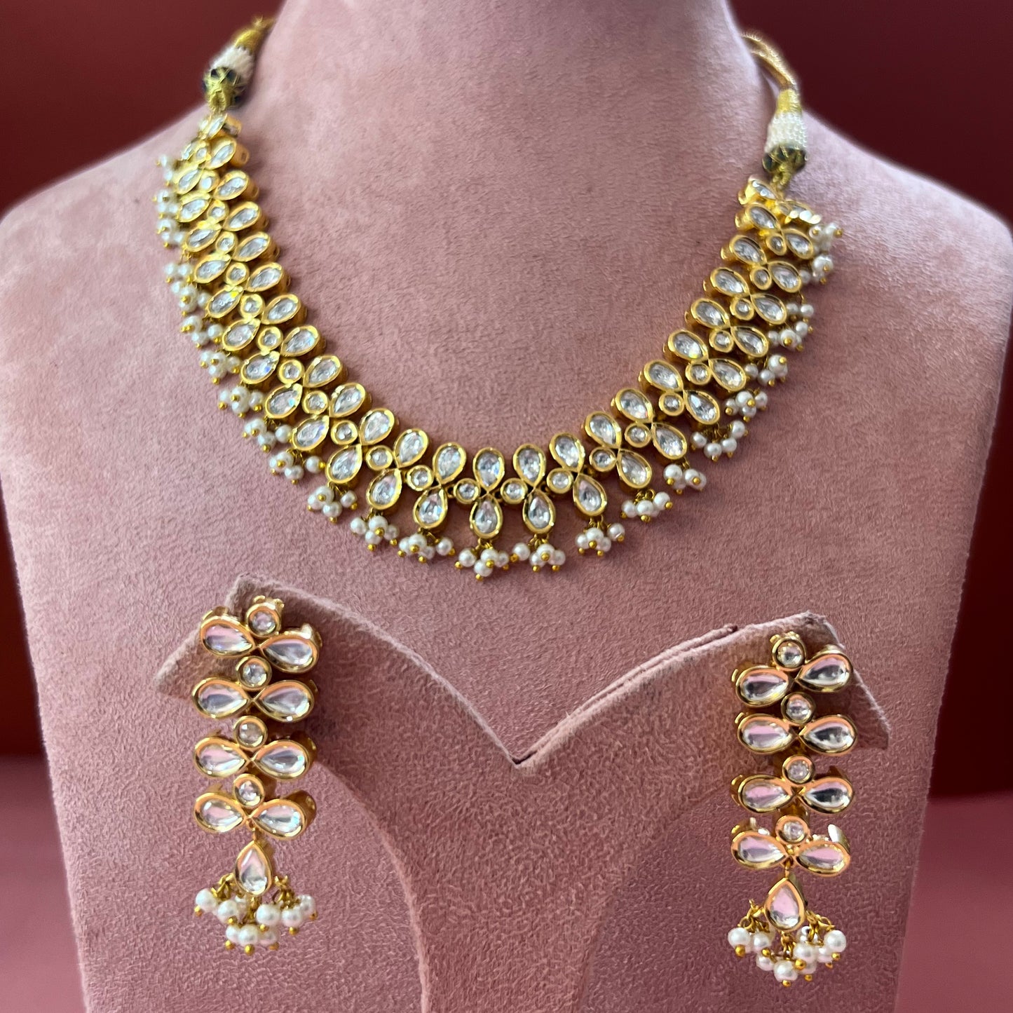 CHAYA GOLD PLATED ETHNIC NECKLACE SET