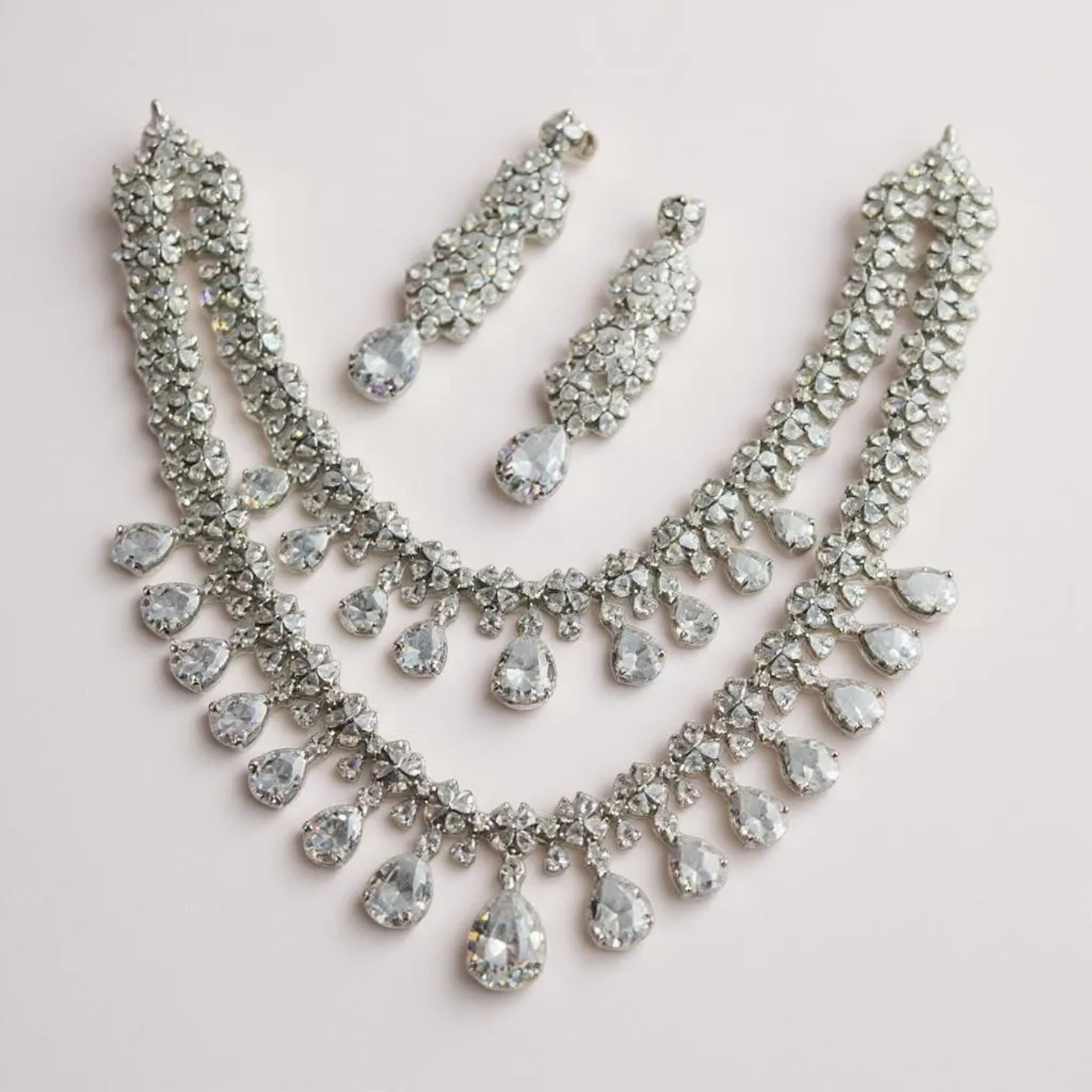 ROYAL CASCADE LAYERED COCKTAIL NECKLACE SET