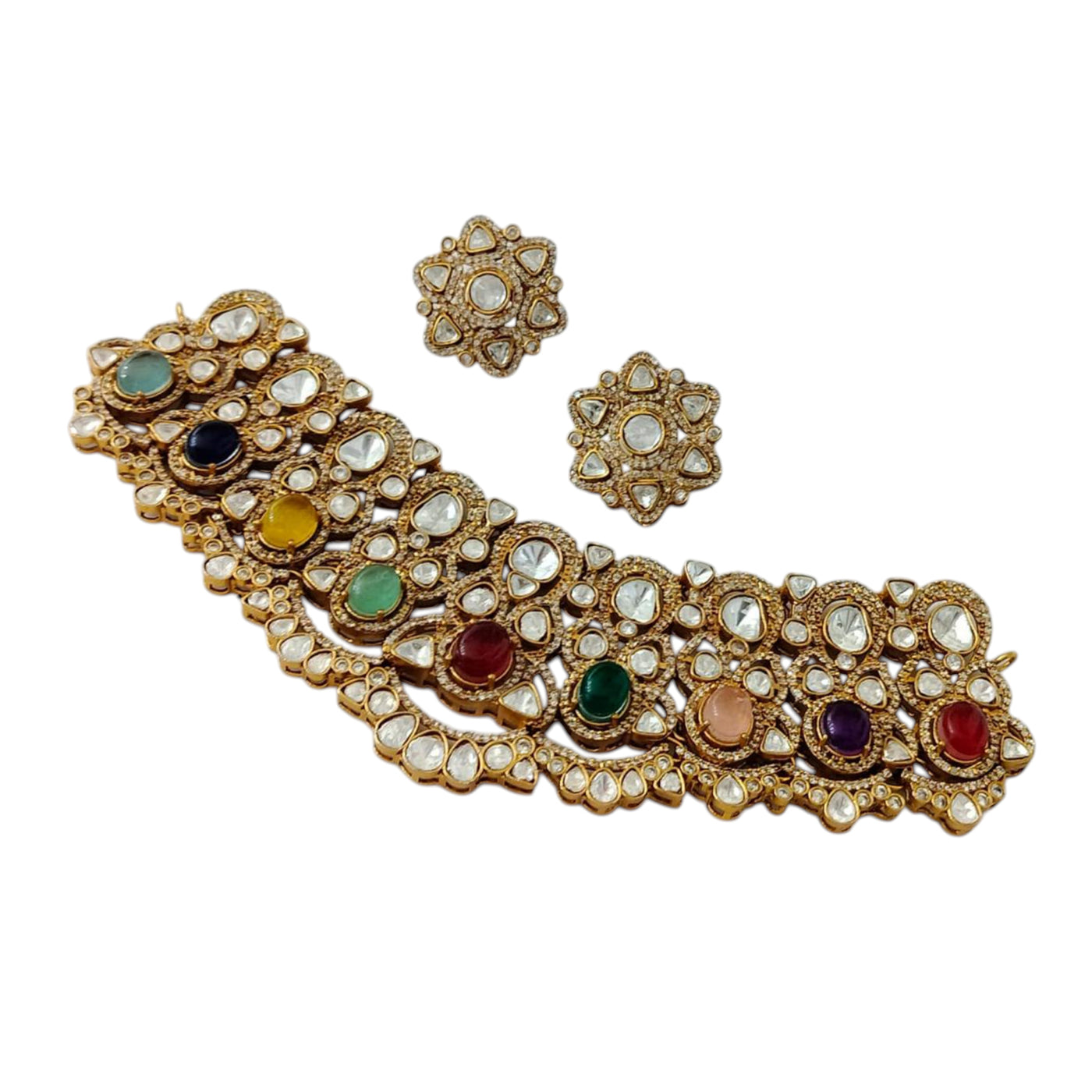NAVYA NAVRATNA CHOKER SET