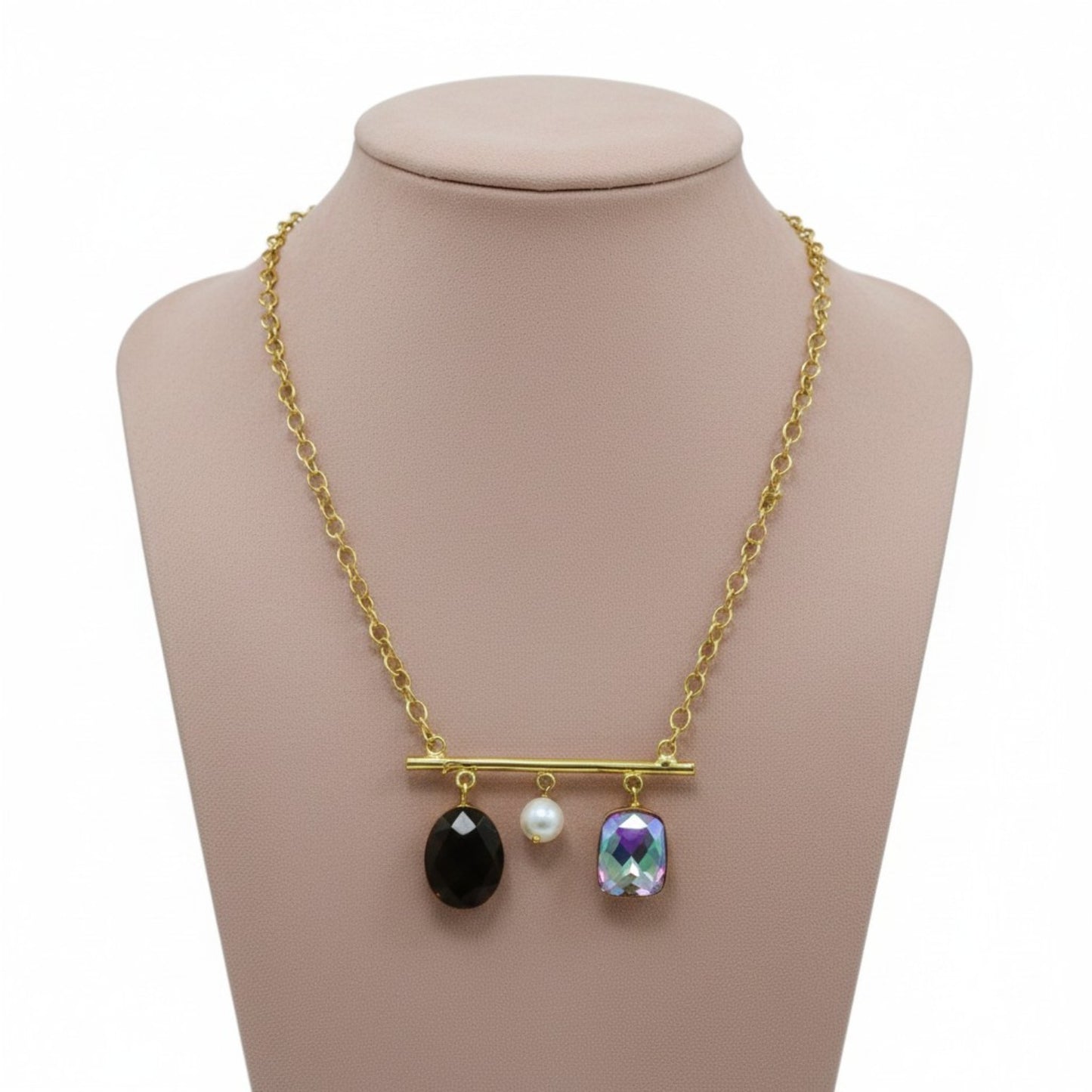 SCALE ROUGH STONE NECKLACE