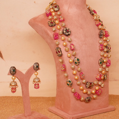 RAHA BEADED LONG NECKLACE