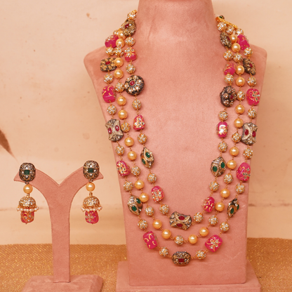RAHA BEADED LONG NECKLACE