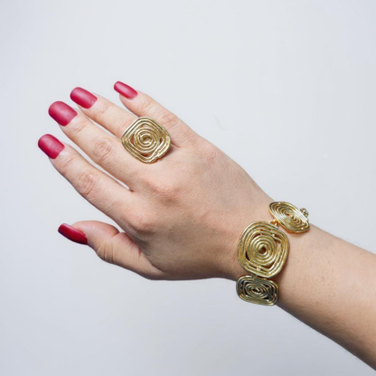 SPIRAL SIMPHONY NECKLACE SET