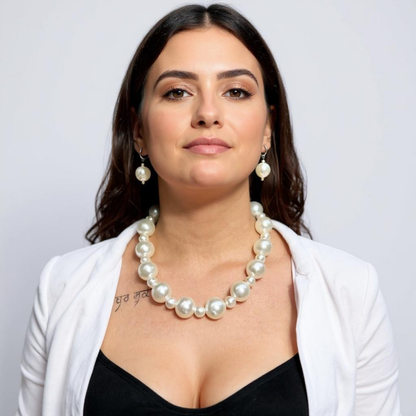 PEARL FLAIR NECKLACE SET