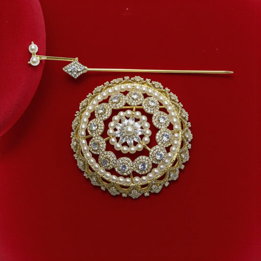 Amaira Pearl Hair Juda Bun