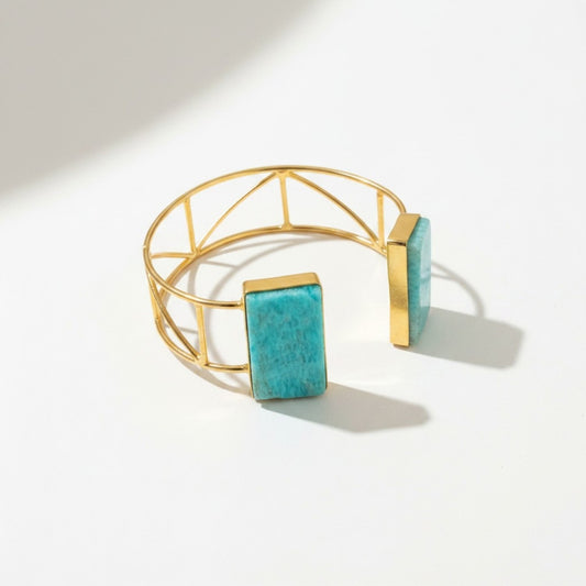 AZURE HORIZON CUFF BRACELET