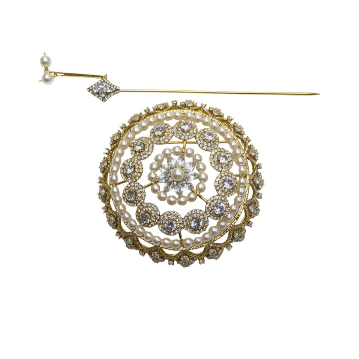 Amaira Pearl Hair Juda Bun