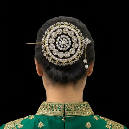 Amaira Pearl Hair Juda Bun