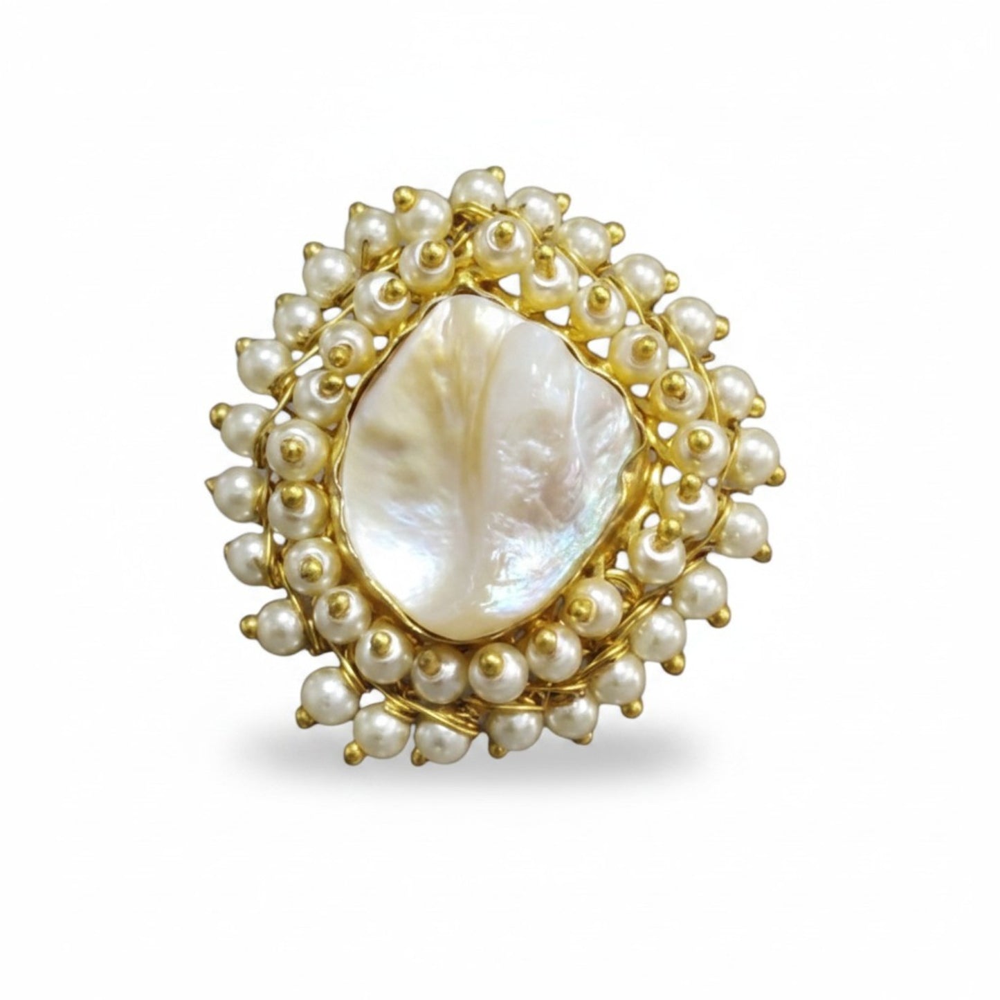 ISLA MOTHER OF PEARLS RING