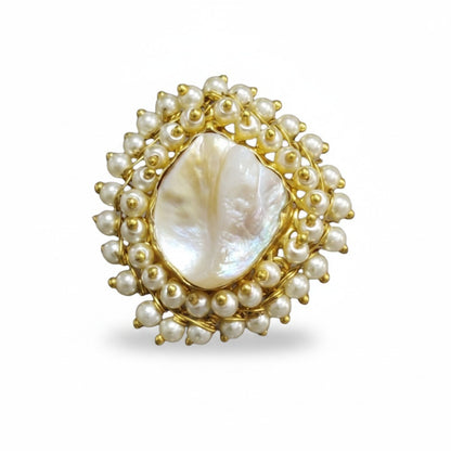 ISLA MOTHER OF PEARLS RING
