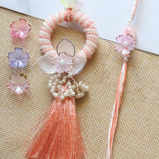 PEARL PETAL RAKHI SET