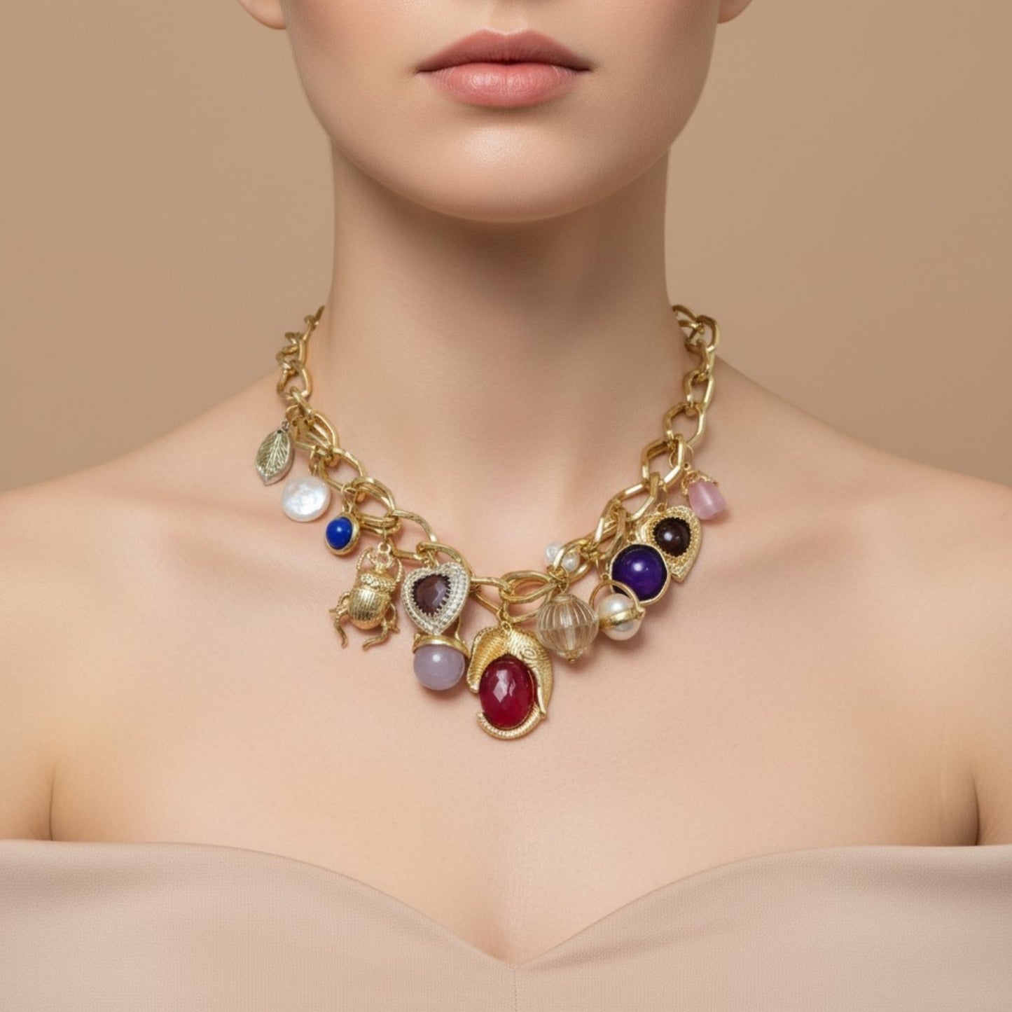 TREASURE CHARM NECKLACE