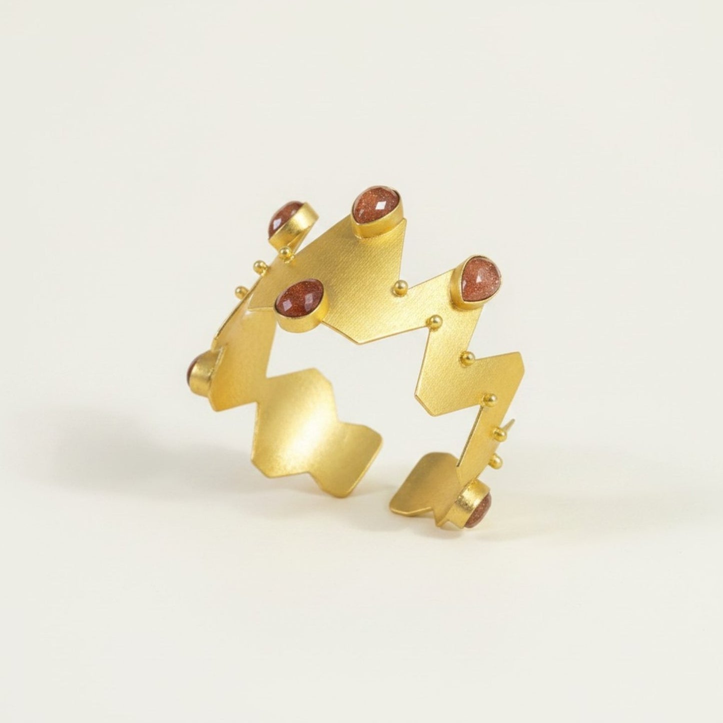 ZENTIH GEMSTONE CUFF BRACELET