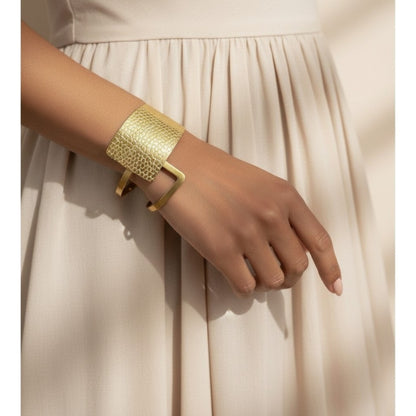 ATLAS GOLD CUFF BRACELET