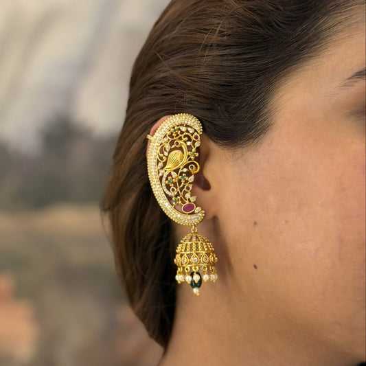 MAYURIKA PEACOCK EARCUFF