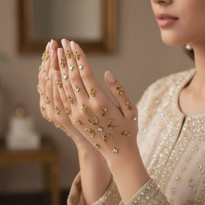 EID HAND BINDI SET