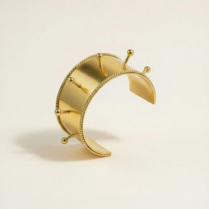ROYAL CROWN OPEN CUFF BRACELET
