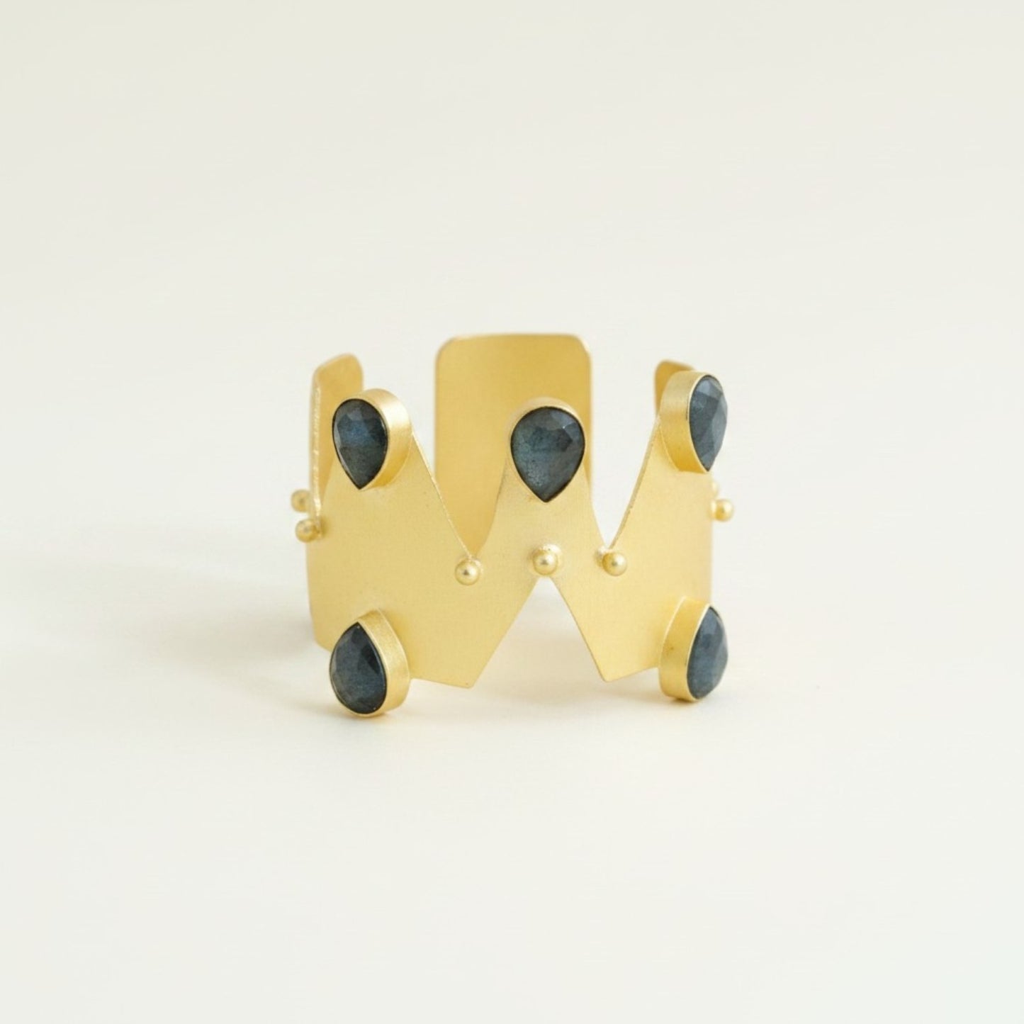 ZENTIH GEMSTONE CUFF BRACELET